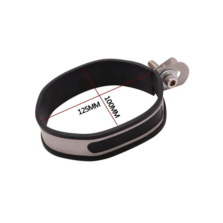 

125X100MM 90X140 Motorcycle Exhaust clamp muffler Supporting Bracket Mount Clamp