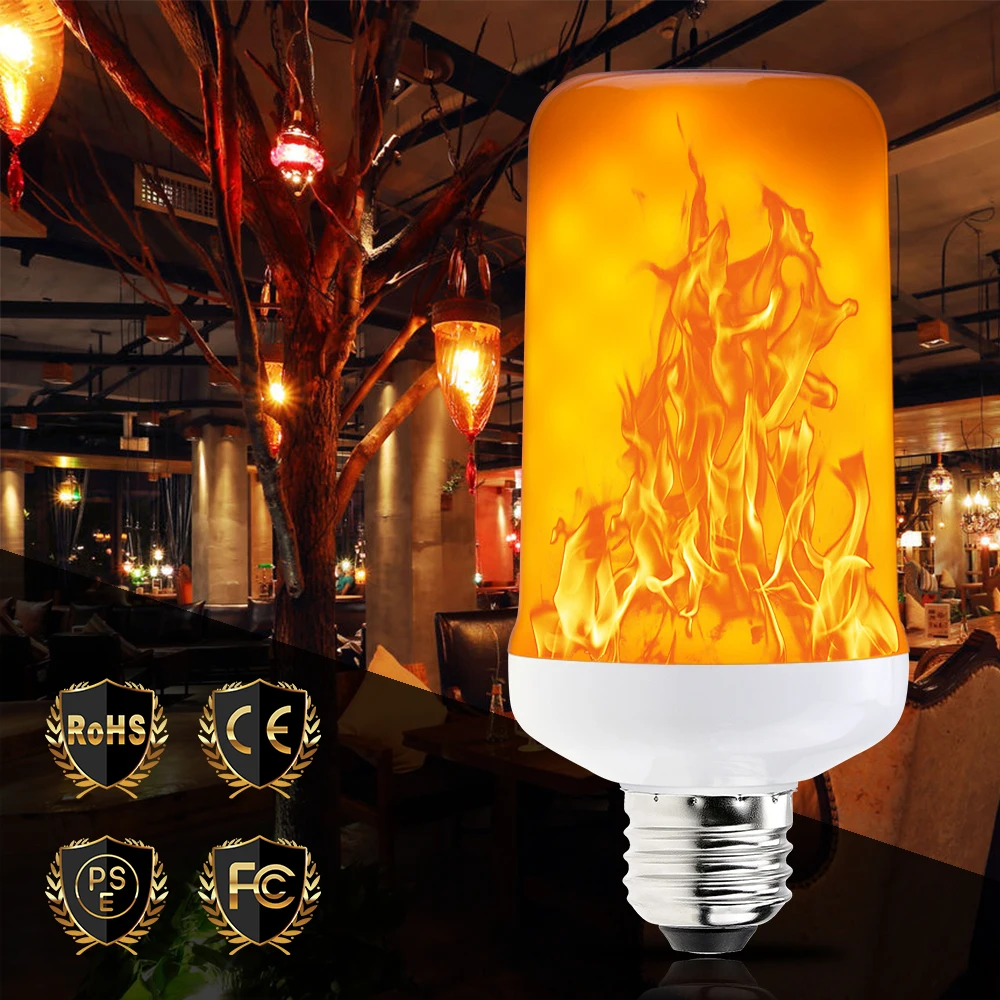 

E27 LED 220V Flame Light Led E26 Candle Lamp Simulation Flame E14 Flickering Fire Bulb Led 110V 5W 7W 9W Fairy Light Home Decor