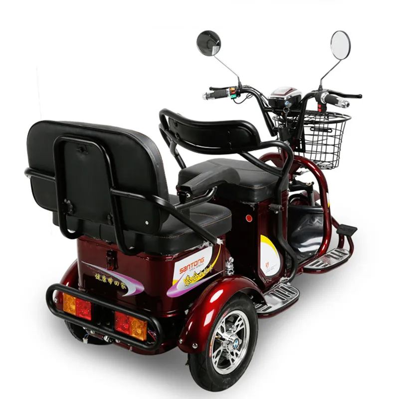 14 дюймовый электрический скутер трехколесный велосипед для пожилых