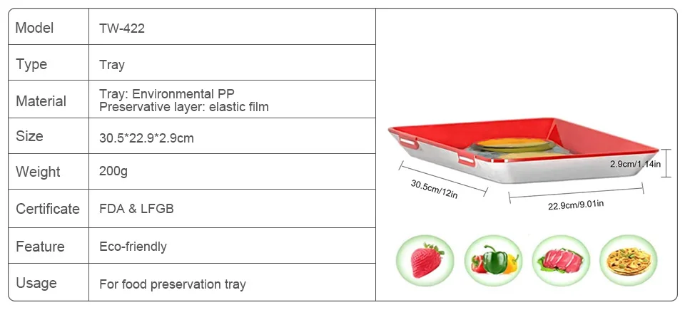 TEENRA Creative Food Preservation Tray Stackable Food Fresh Tray Magic Elastic Fresh Tray Reusable Food Storage Container
