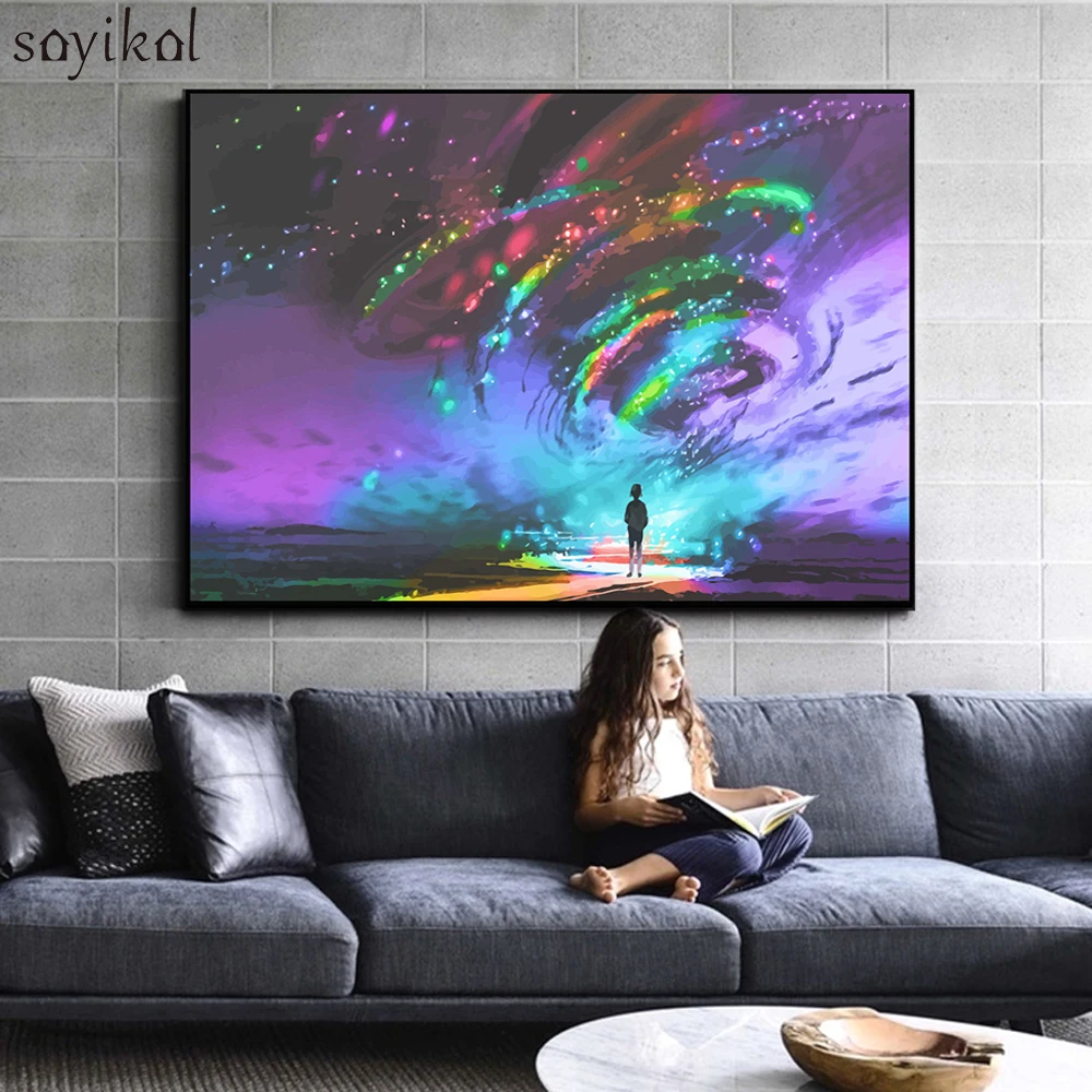 Набор для рисования по номерам на холсте масляная крассветильник|Картины