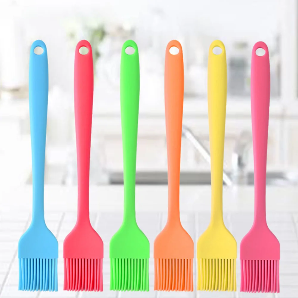 

Barbecue Silicone Oil Brush Grill Tool Pastry Cookie Kitchen Cook Brush with Handle Baking BBQ Tools for BBQ Kitchen Accessories