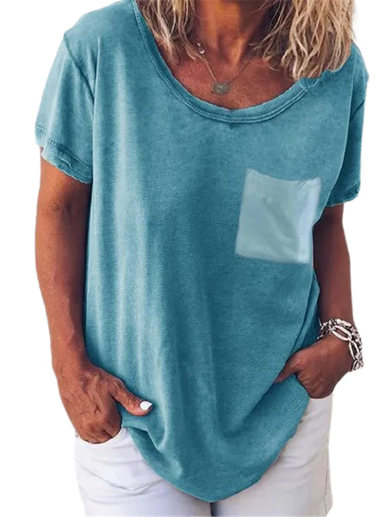 Female O-Neck Oversized T-Shirt Women Short Sleeve T-Shirts Summer Streetwear Sport Loose Tops Casual Gray Tee | Женская одежда