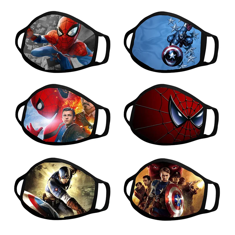 Наружные Маски Marvel защитные Детские маски супергероев человек пауков для детей и