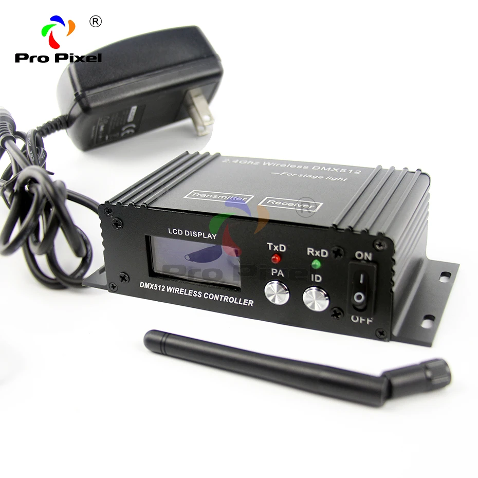 1 шт. 2 4g Ism Dmx беспроводной жк-дисплей и ресивер для освесветильник сцены