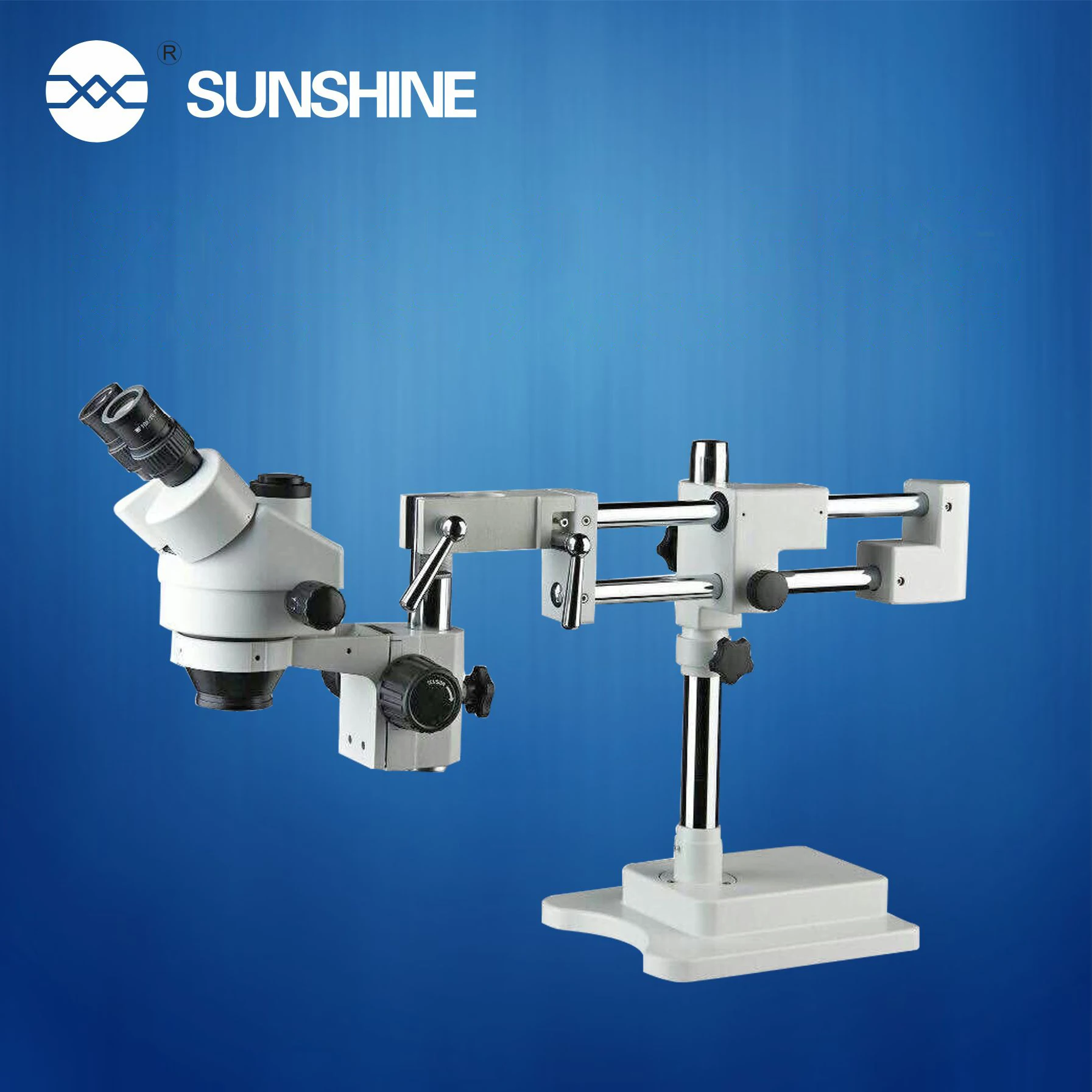SUNSHINE SZM45T STL2 микроскоп 7X ~ 45X непрерывный зум Тринокулярный Стерео для инструмент