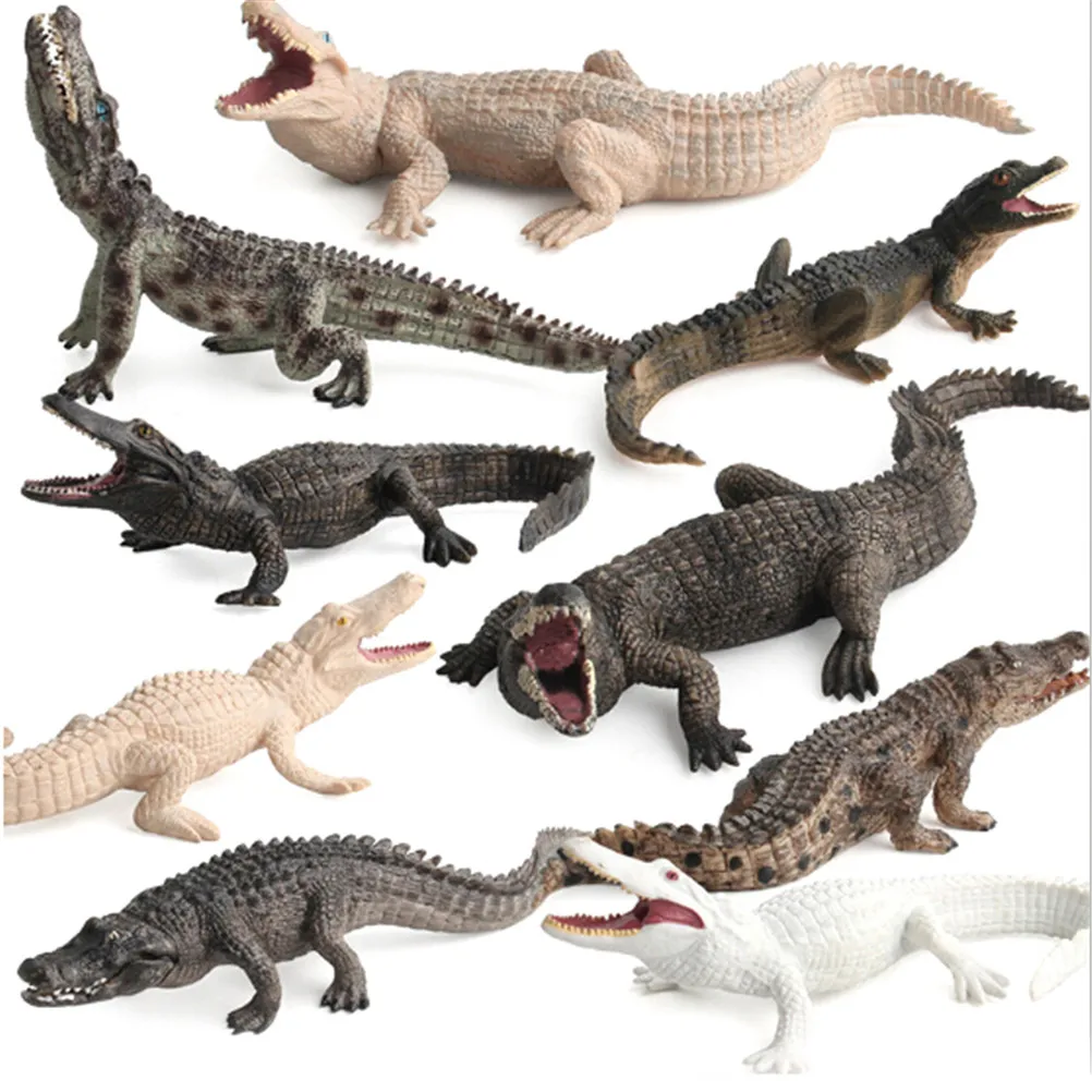 Лидер продаж 1 шт. реалистичный дикий крокодил животных модели 9 видов стилей