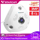 Камера видеонаблюдения Vstarcam 360, 3 Мп, рыбий глаз, 1080P, Wi-Fi