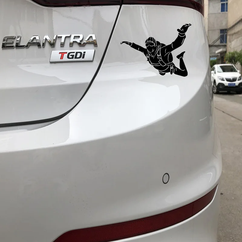 Volkrays креативные автомобильные Стикеры парашютный Летающий спортивный узор
