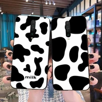 cutewanan cow print black white tpu black phone case cover hull for redmi note 8 8a 8t 7 6 6a 5 5a 4 4x 4a go pro
