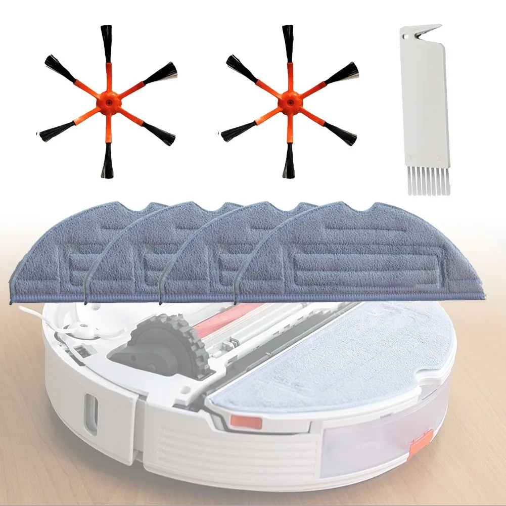 

Mopping Cloths Six Claws Side Brush Mop Cloth For Xiaomi Roborock T7 T7S T7PLUS T7SPLUS S7 S7MAX S70 S75 Robot Vacuum Cleaner