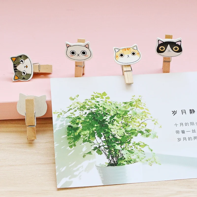 Миниатюрные украшения милые Мультяшные прищепки могут быть DIY вечерние