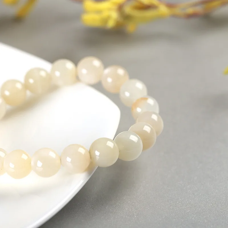 Ювелирные изделия с круглым белым лунным камнем JD ювелирные из натурального