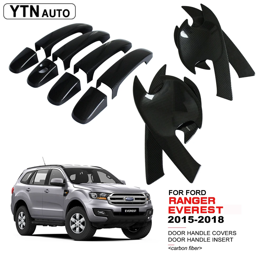 Дверная ручка вставная крышка высокое качество АБС пластик углеродное волокно