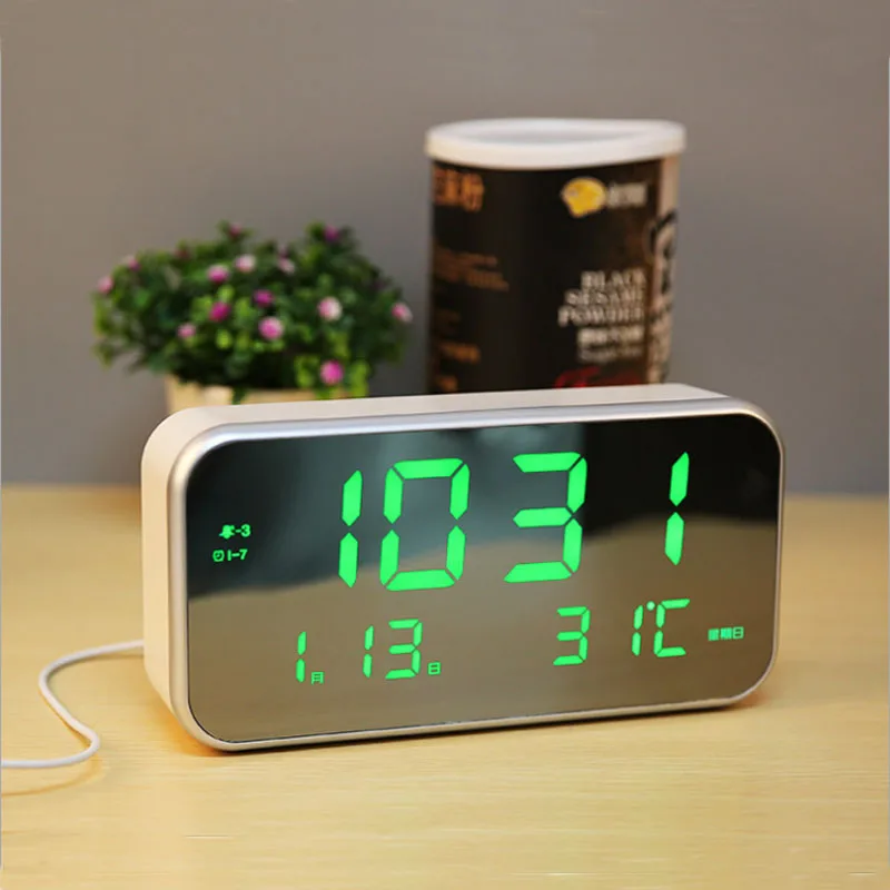 Лидер продаж электронные настольные часы с будильником и термометром
