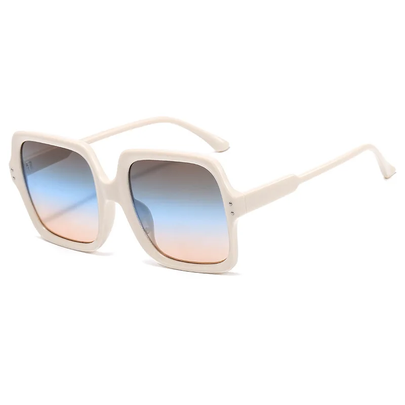 

Square Oversized Sunglasses Women Luxury Brand 2020 New Designer Gradient Sun Glasses Big Frame Vintage Eyewear UV400