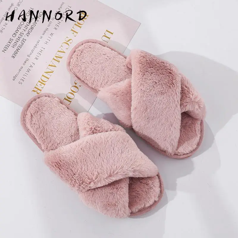 

Women's Fuzzy Fluffy Furry Fur Slippers Flip Flop Women House Slipper Faux Fur Fashion Warm Shoes Cozy Home Slippers