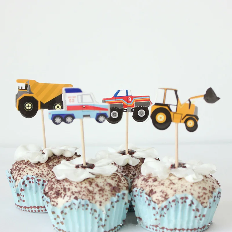 Construction Birthday Party Supplies Dump Truck Kits Banner Balloon Set for Kids Boy Party Fireman Firefighter Party Decoration