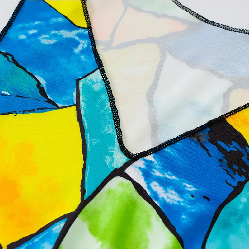 

Summer Dress Women Floral Print Mini Sexy Dress Sleeveless Deep V Neck Dresses Vestidos Club Wear