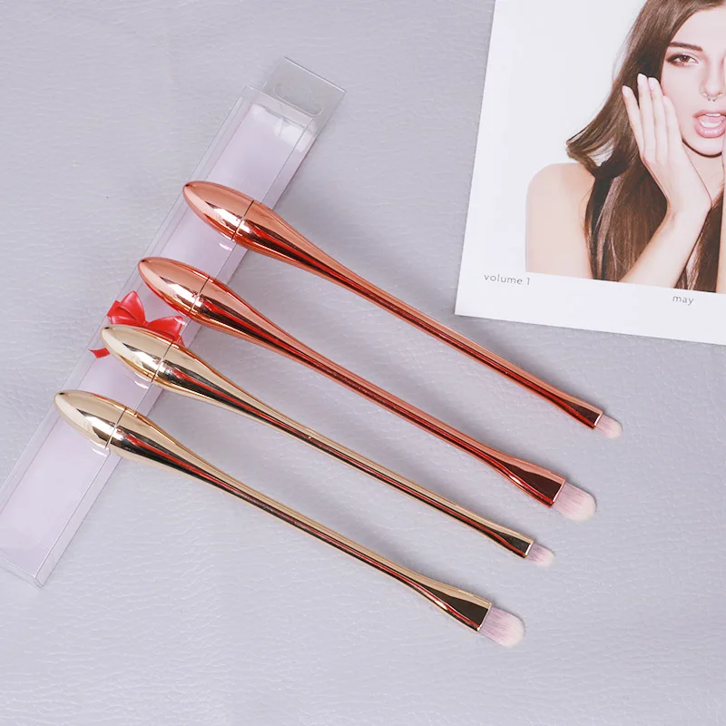 1 шт. угловую кисть для бровей нейлон волос конического зубчатого колеса