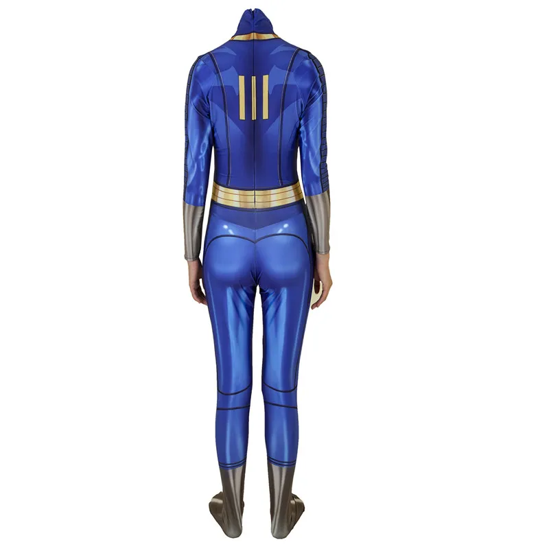 Fallout 4 vedle костюм косплей костюм Zentai боди костюм комбинезоны Хэллоуин