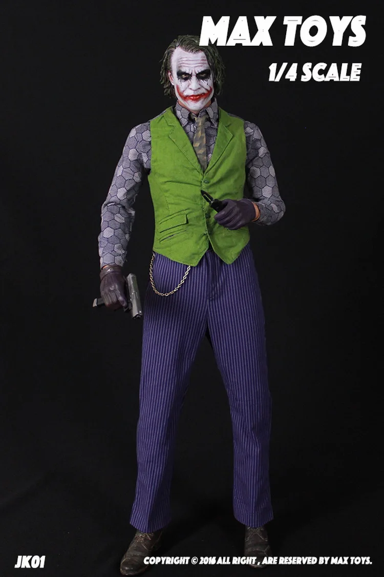 MAX TOYS JK01 1/4 Джокер голова+ набор оружия для 12 дюймов Фигурка DIY