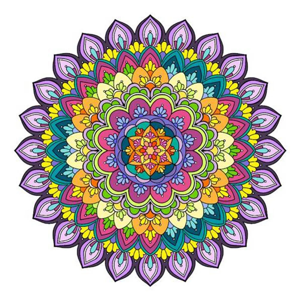 Набор для алмазной вышивки стразы картина с мандалой мозаика из страз полная