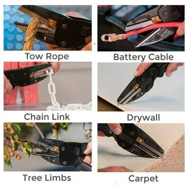 

3 In 1 Power Cutting Tool with Built-In Wire Cutter Multi Tool Pliers Hand Tools Garden Pruning C1