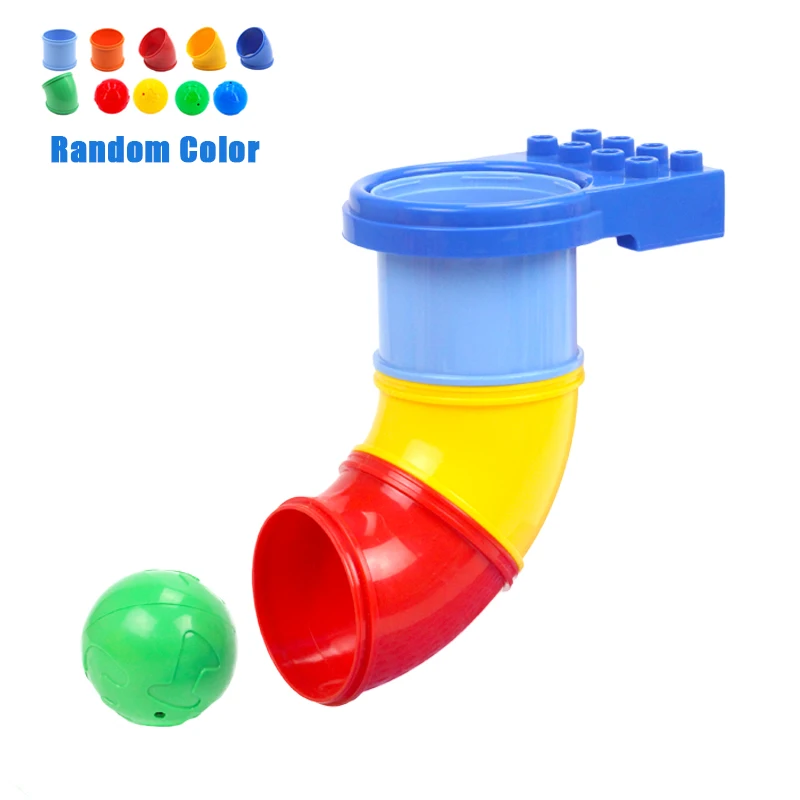 Playground Set Accessories Big Building Blocks Swing Seesaw Ferris Wheel Amusement Park DIY Bricks Toys For Children Kid Gift | Игрушки и