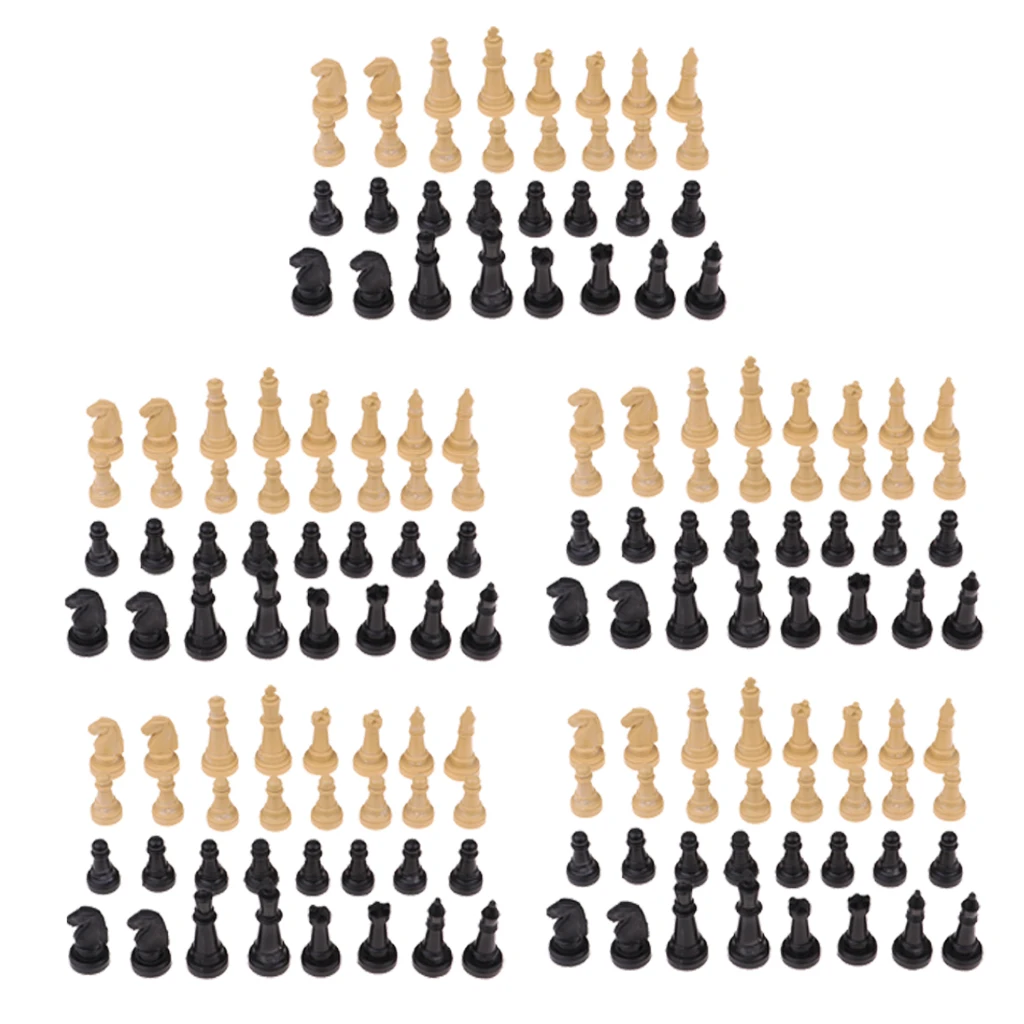 160 шт. пластиковые шахматы для 1 9 дюймов | Спорт и развлечения