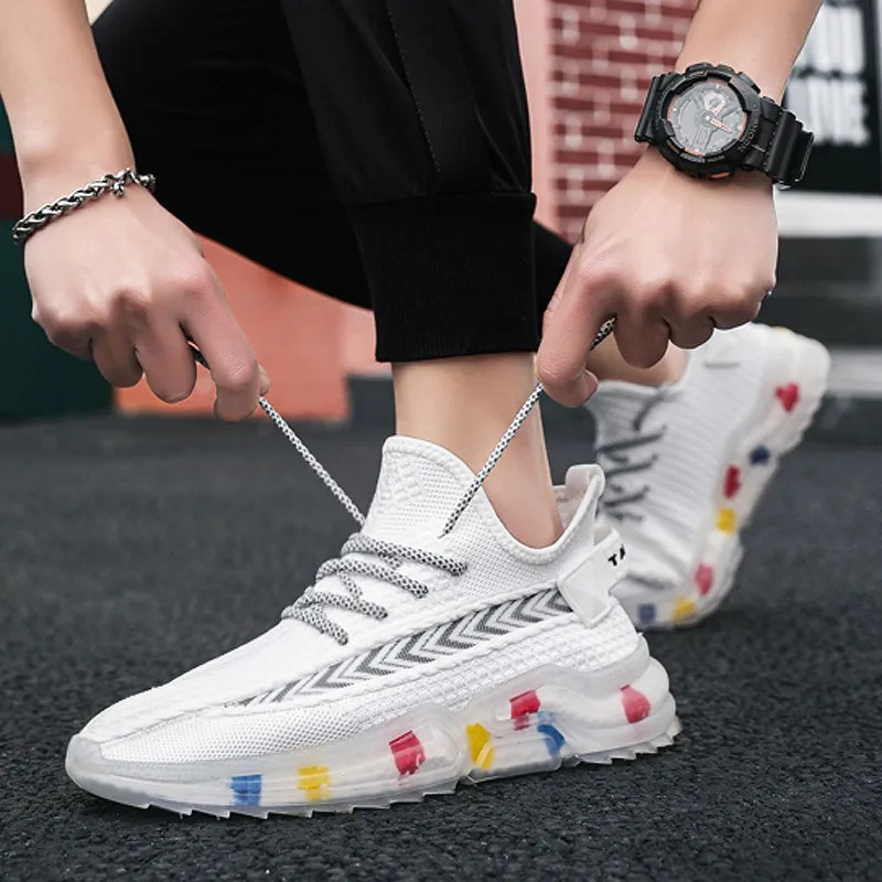 

Мужская повседневная обувь для бега на открытом воздухе, мужская повседневная обувь, Мужская модная трендовая повседневная спортивная обу...