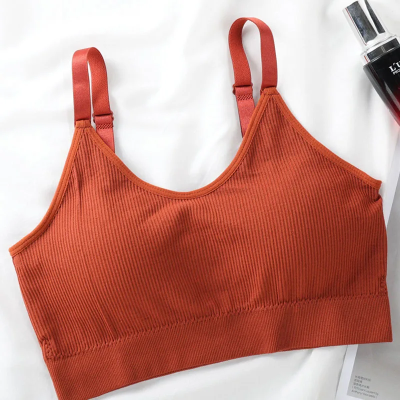 Women Yoga Padded Sport Shirt Shockproof Sports Bras Breathable Athletic Fitness Running Vest Skin-friendly Tops Gym | Мать и ребенок