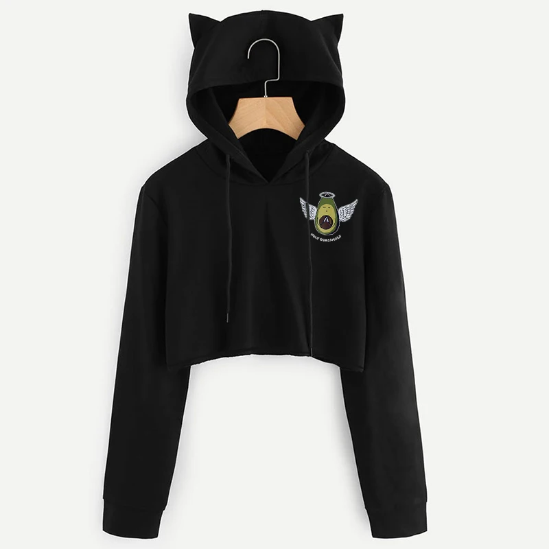 Модные каваи авокадо крылья графический принт Женская одежда с фруктами Vogue Плюс