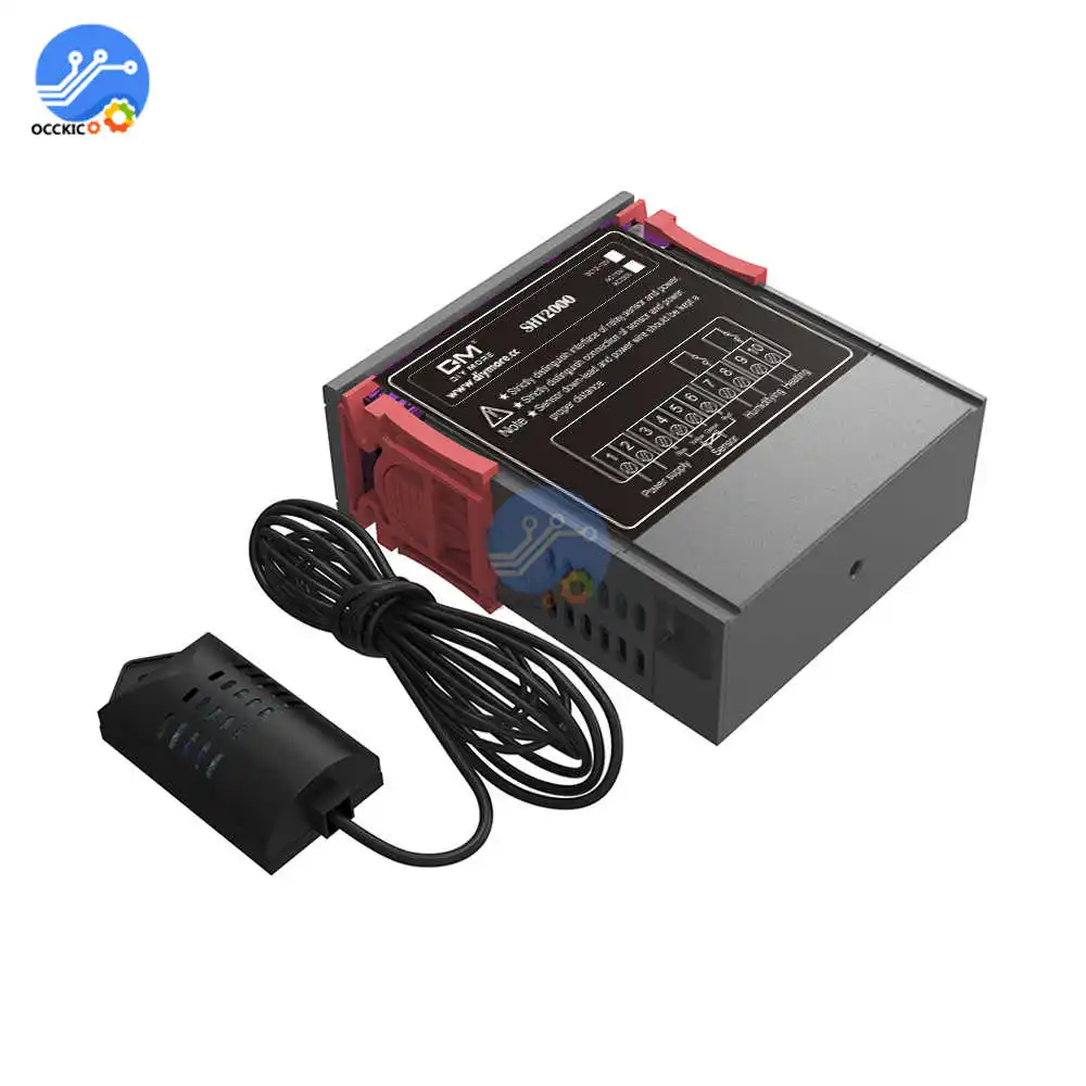 AC 110V 220V 10A SHT2000 термостат контроль температуры и влажности термометр контроллер
