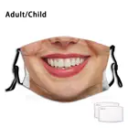 Маска для лица и губы, моющаяся, С Пылезащитным принтом