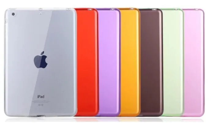 ТПУ чехол для iPad Mini 4 Силиконовый гелевый кристально прозрачный защитный Тонкий