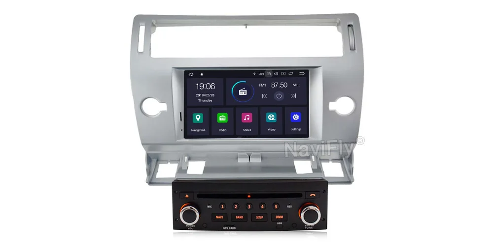 Новинка! 4+ 64G Android 9,0 автомобильный dvd-радиоплеер gps навигация для Citroen C4 C-Triomphe C-Quatre 2004-2009 автомобильный аудио стерео 8 ядер