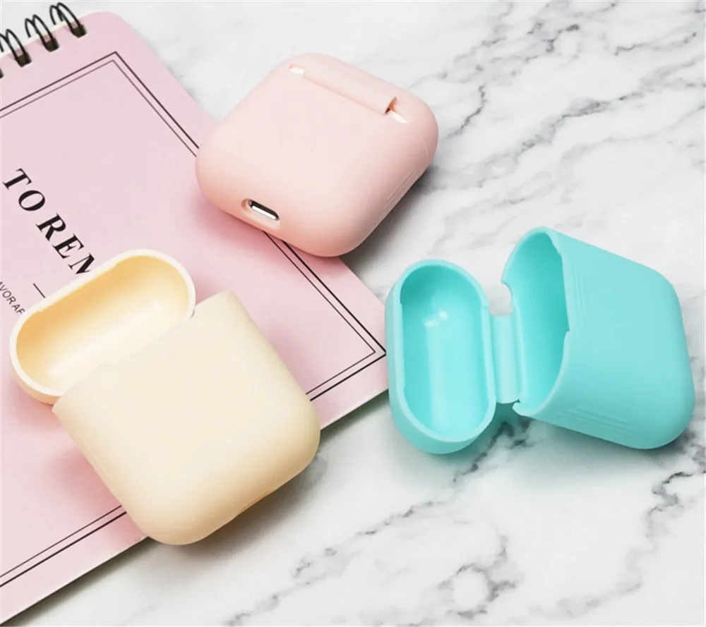 EGECD ТПУ силиконовый Bluetooth беспроводной чехол для наушников Защитный Airpods