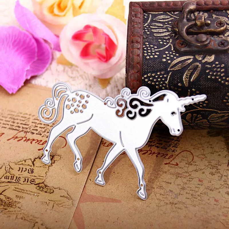 Форма для резки единорога самостоятельного скрапбукинга декоративных бумажных