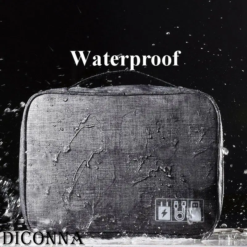 Водонепроницаемые дорожные сумки для хранения аксессуары электроники вставка USB