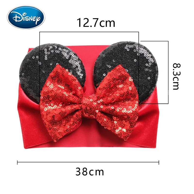 Disney девушка галстуки-бабочки с блестками в виде мышиных ушек зимние лента для