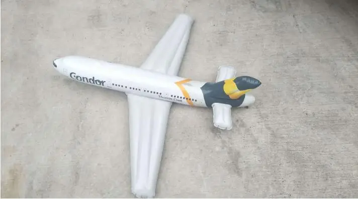 Надувной самолет игрушка шоу сценический реквизит Моделирование пассажирский самолет Истребитель модель Дети День рождения украшения игрушки 107*97 см