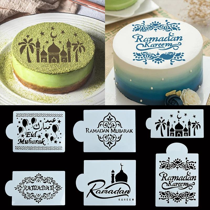 1 шт. Рамадан форма для украшения торта ИД Мубарак инструменты выпечки Плесень
