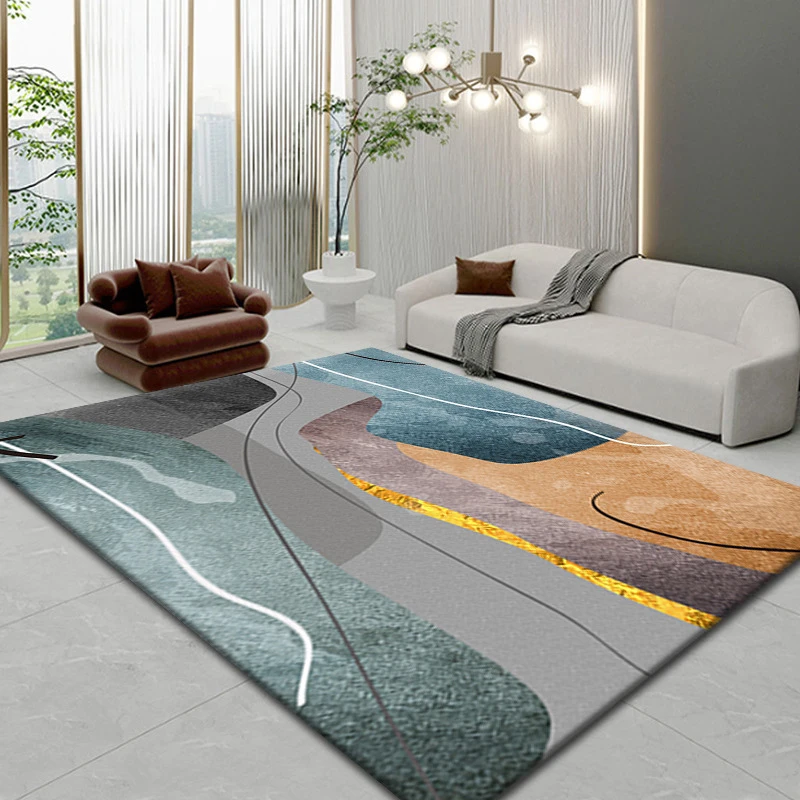 modern living room rugs geometry carpet room decor non slip floor mat bedroom carpets large area lounge rugs entrance door mats free global shipping