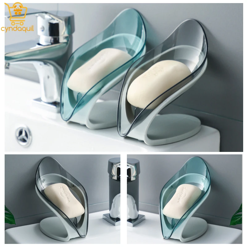 

Leaf Shape Soap Holder Silicone Soap Dish for Kitchen Portable Baths For Dishes for Home Artisanal Soaps Soaps For bathroom