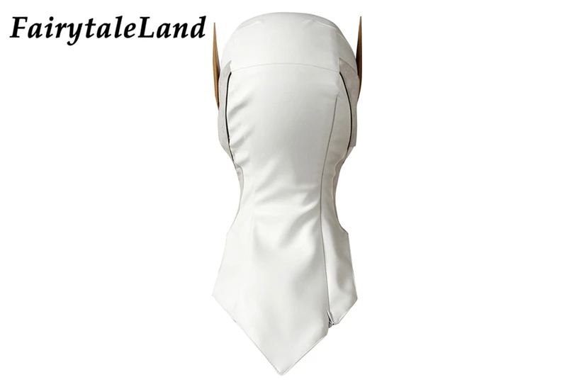 

The Flash Godspeed Helmet Carnival Halloween Cosplay August Heart White Mask Fancy Head Wear
