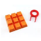 Игровые колпачки клавиш PBT для механической клавиатуры, Набор колпачков для клавиш с двойным впрыском и съемником ключей для замены сделай сам