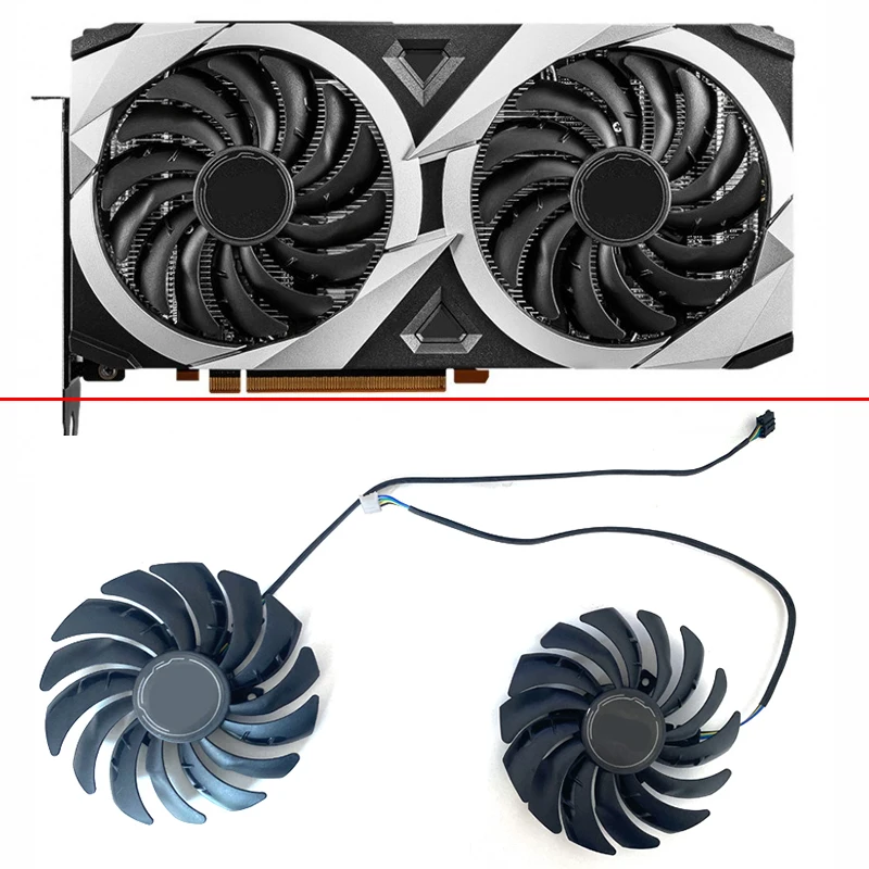 

95mm PLD10010S12H 4PIN Radeon RX 6700 XT Mech GPU FAN For MSI GeForce RTX 3060 RTX 3060 Ti VENTUS RTX 3070 Graphics card fan
