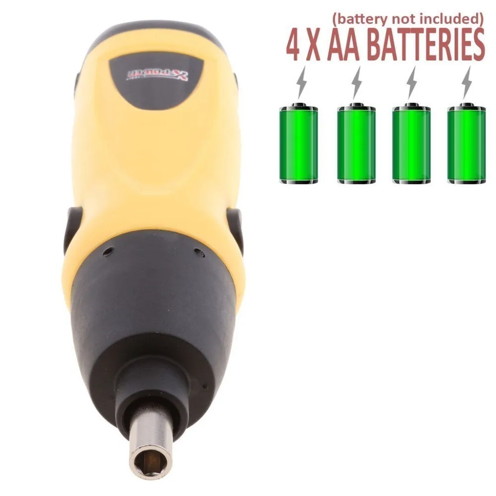 

New Mini Electric Screwdriver Battery Operated Cordless Screw Driver Drill Tool Set Bidirectional Switch With 36pcs Screws