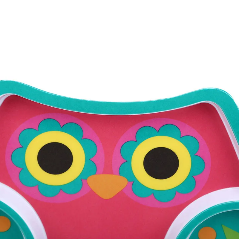 

Useful Lovely Imitation Porcelain Resin Cute Animal Series Baby Tableware Children's Plate Baby Tableware For Children